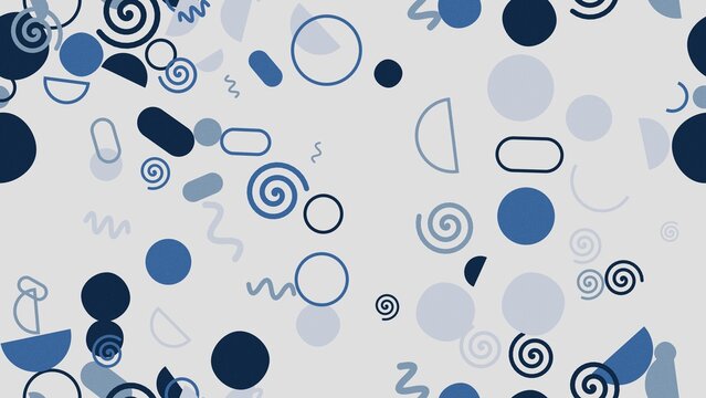 Blue and gray shapes background texture.