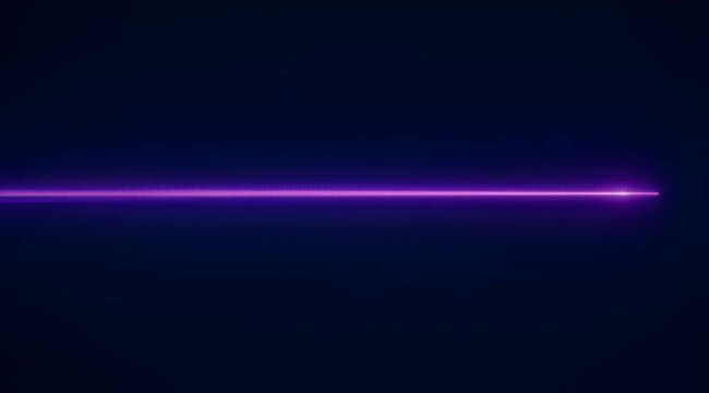Bright light emanating from a circular form on a violet background