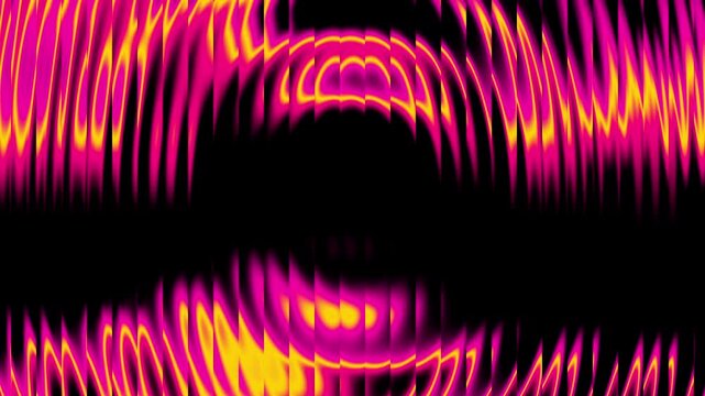 Abstract futuristic glass gradient waves showcasing smooth light flow, vibrant neon colors and dynamic animation, seamless looping background for modern