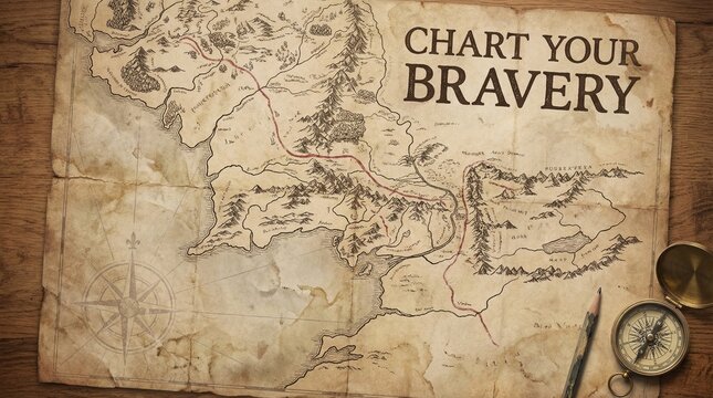 Upscaled 2K map: Chart Your Brave Journey