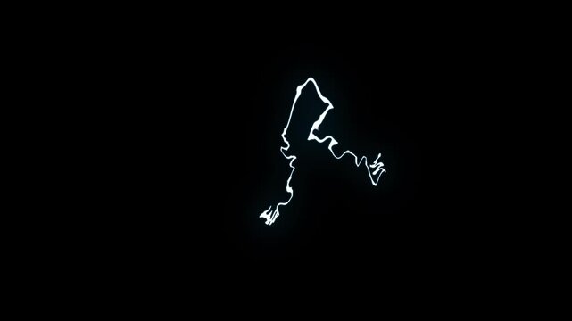 lightnings and storm, Electric lightning, Animated bolt strikes, lightning storm, blue light force effect, Blue Lightning flash Thunderbolt isolated on black screen background.4k Animation