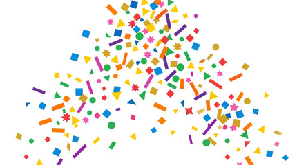 Obraz premium Vibrant burst of festive confetti celebrating a momentous football world cup victory, symbolizing joy, achievement, and thrilling sportsmanship across the globe