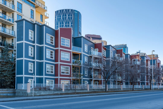 Residential condos in Calgary, Alberta, Canada