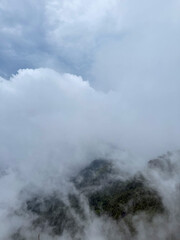 Fototapeta premium storm clouds over the mountain