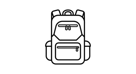Obraz premium Backpack School Travel Bag Pack.