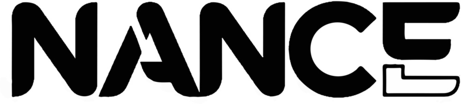 Bold, stylized black font spelling out "NANCE" with an outline of "L