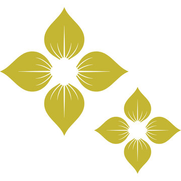 Thai Art traditional asian luxury line art, Decorative, lai Thai Pattern flat Illustration element graphic design	
