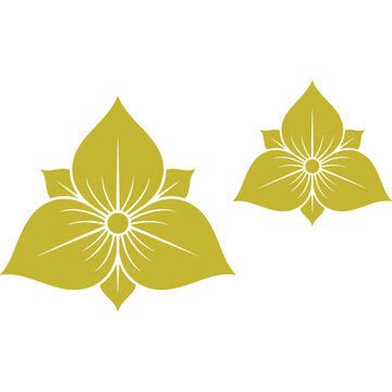 Thai Art traditional asian luxury line art, Decorative, lai Thai Pattern flat Illustration element graphic design	