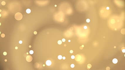 Soft Golden Bokeh Lights with Warm Glowing Effect © Gastafa2008