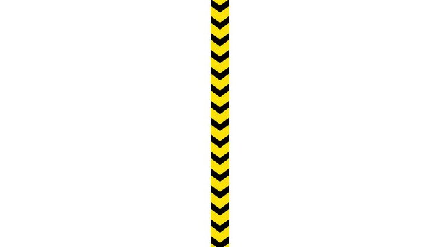 Yellow and black chevron pattern background texture geometric pattern abstract caution tape