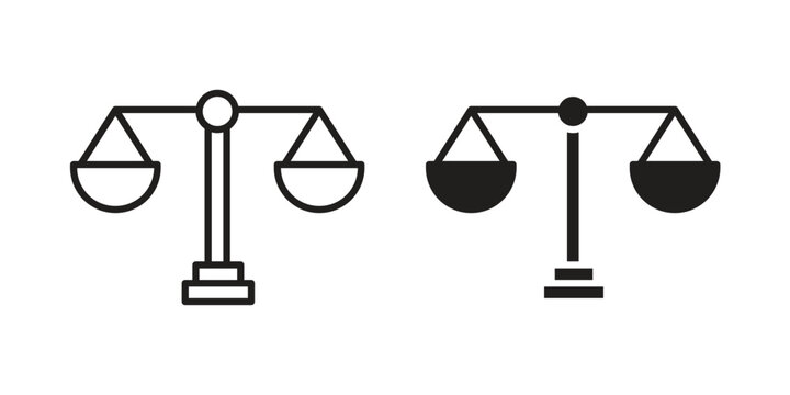 Compare icon. Simple linear element illustration. Thin stroke sign can be used for web, mobile and UI.