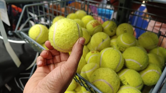Noida , india - picture of circket balls (childern play area) DLF mall in noida sec -18 march 15 2026