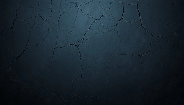 Abstract texture. Cracked black stone surface
