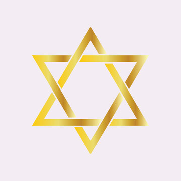 David star jewish golden element