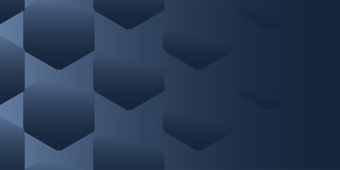 Obraz premium Dark gray hexagons geometric background, minimal honeycomb pattern wallpaper, 3d render illustration elegant gradient modern
