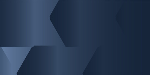 Obraz premium Dark gray hexagons geometric background, minimal honeycomb pattern wallpaper, 3d render illustration elegant gradient modern