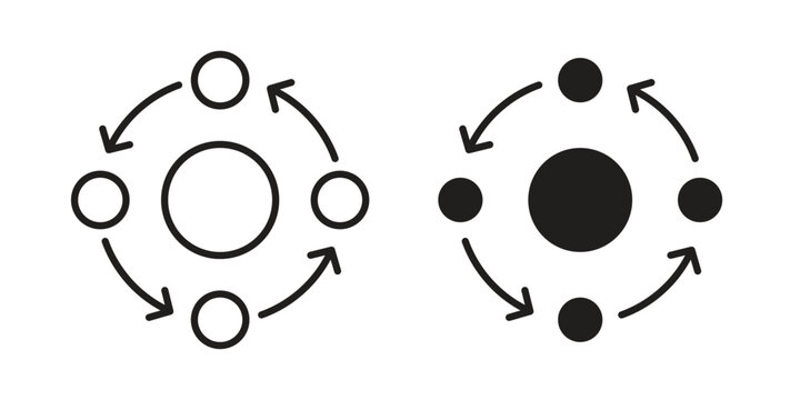 Procedure icon. Simple linear element illustration. Thin stroke sign can be used for web, mobile and UI.