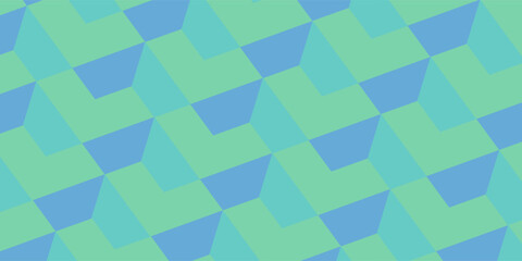 Fototapeta premium Abstract Geometric Pattern generative computational art illustration