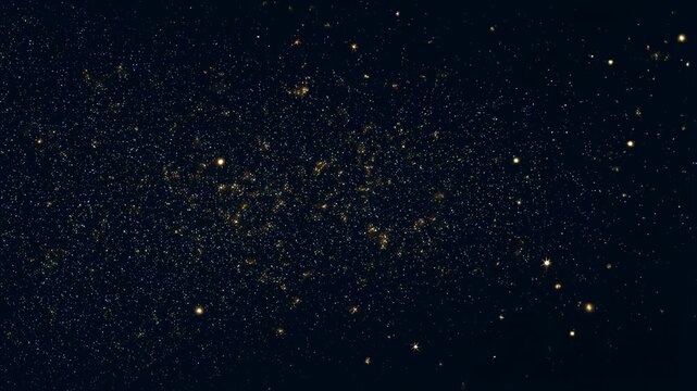 Expansive view of a starry night sky filled with twinkling stars and cosmic dust. Captivating visual for space exploration and astronomy themes