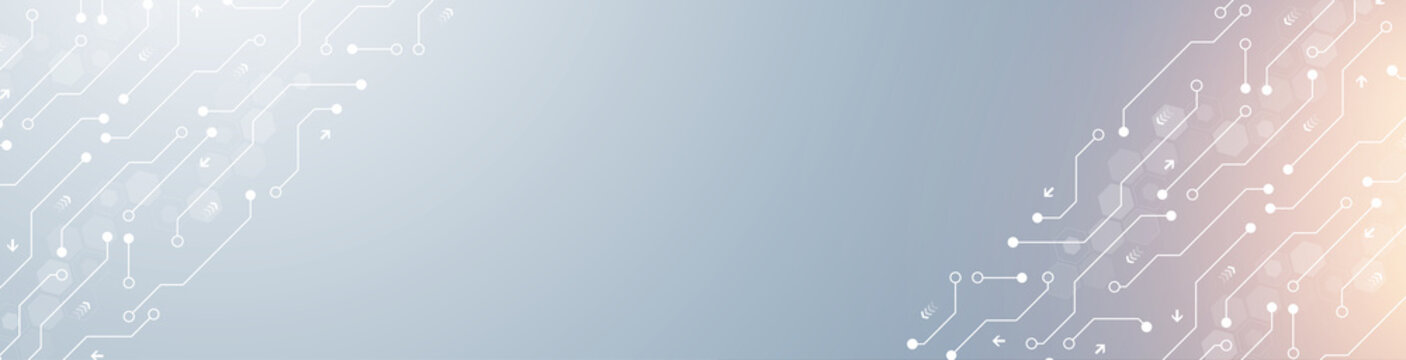 Digital tech motherboard texture design. Creative idea banner concept for internet technology. Software coding. Engineering concept for poster, cover, banner, header, web, presentation template