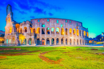 Fototapeta premium Colosseum in Rome, Italy