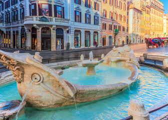 Naklejka premium Spanish Steps, Rome, Italy