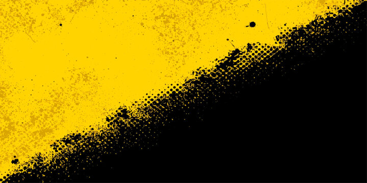 Abstract golden grunge background vector illustration featuring macro bubbles and liquid textures of cold beer or champagne with a yellow paint design