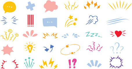 Vibrant collection of abstract coral reef illustrations © MstHALIMA