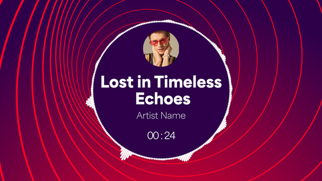 Audio Visualizer Theme 10 &ndash; Dynamic Music Spectrum Animation, Sound Wave Equalizer Display, Modern Audio Reactive Motion Graphics for Music Videos and Social Media