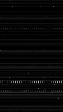 Abstract digital pattern with horizontal lines and vertical bars