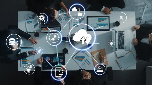 Cloud backup system connects devices through a secure data backup network. Data backup ensures protection, data backup reliability, and recovery. Funnel