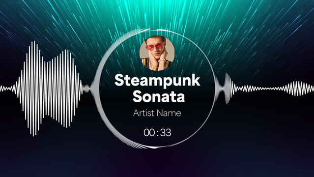 Audio Visualizer Theme 21 &ndash; Dynamic Music Spectrum Animation, Sound Wave Equalizer Display, Modern Audio Reactive Motion Graphics for Music Videos and Social Media