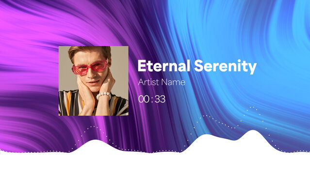 Audio Visualizer Theme 25 &ndash; Dynamic Music Spectrum Animation, Sound Wave Equalizer Display, Modern Audio Reactive Motion Graphics for Music Videos and Social Media