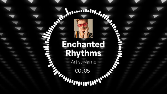 Audio Visualizer Theme 30 &ndash; Dynamic Music Spectrum Animation, Sound Wave Equalizer Display, Modern Audio Reactive Motion Graphics for Music Videos and Social Media