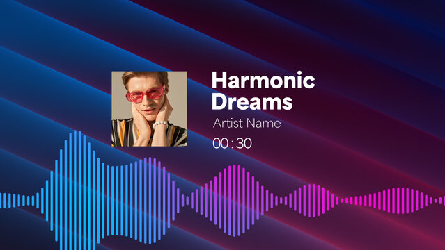 Audio Visualizer Theme 31 &ndash; Dynamic Music Spectrum Animation, Sound Wave Equalizer Display, Modern Audio Reactive Motion Graphics for Music Videos and Social Media