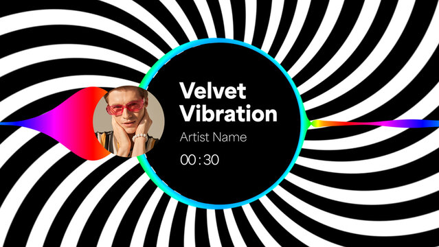 Audio Visualizer Theme 32 &ndash; Dynamic Music Spectrum Animation, Sound Wave Equalizer Display, Modern Audio Reactive Motion Graphics for Music Videos and Social Media