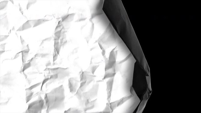 Crumpled paper background texture