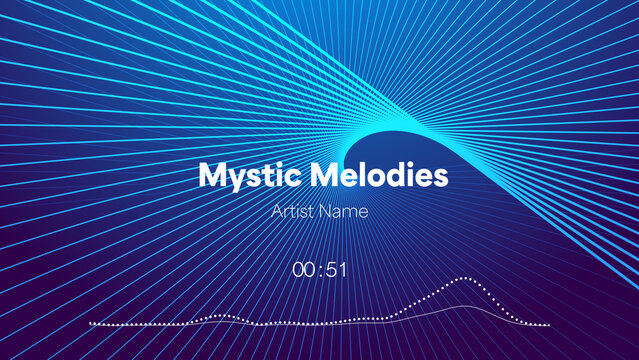 Audio Visualizer Theme 34 &ndash; Dynamic Music Spectrum Animation, Sound Wave Equalizer Display, Modern Audio Reactive Motion Graphics for Music Videos and Social Media