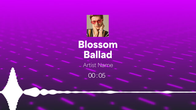 Audio Visualizer Theme 42 &ndash; Dynamic Music Spectrum Animation, Sound Wave Equalizer Display, Modern Audio Reactive Motion Graphics for Music Videos and Social Media