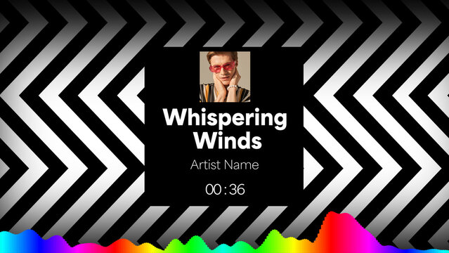 Audio Visualizer Theme 48 &ndash; Dynamic Music Spectrum Animation, Sound Wave Equalizer Display, Modern Audio Reactive Motion Graphics for Music Videos and Social Media