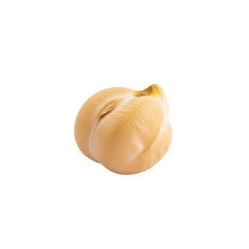 Single chickpea isolated On Transparent Background