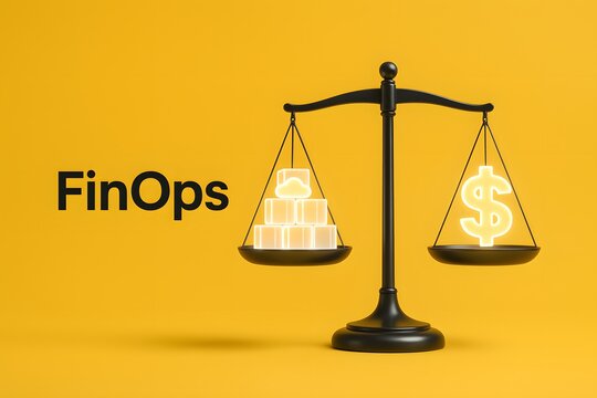 FinOps Balance Scale for Optimizing Cloud Spending and Financial Governance in Enterprises