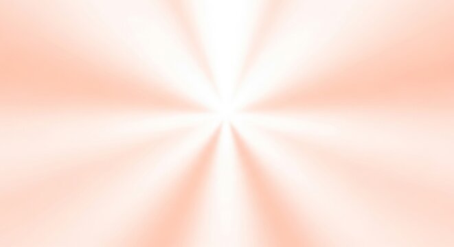 Soft Radial Gradient Light Effect with Warm Pastel Blush and White Center