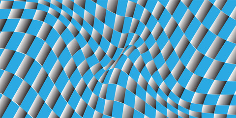 Square Black and white checkered abstract background with grey b © abdus