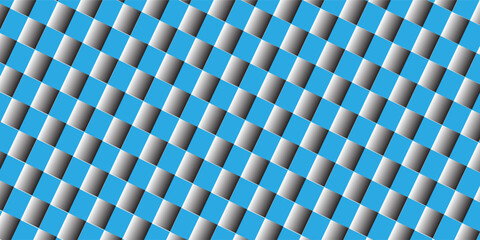 Square Black and white checkered abstract background with grey b © abdus