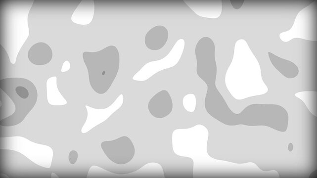 Abstract outline topographic map isolated on black background 4K animation video, white contour lines moving slowly, perfect for dark mode user interface design and cinematic video overlays