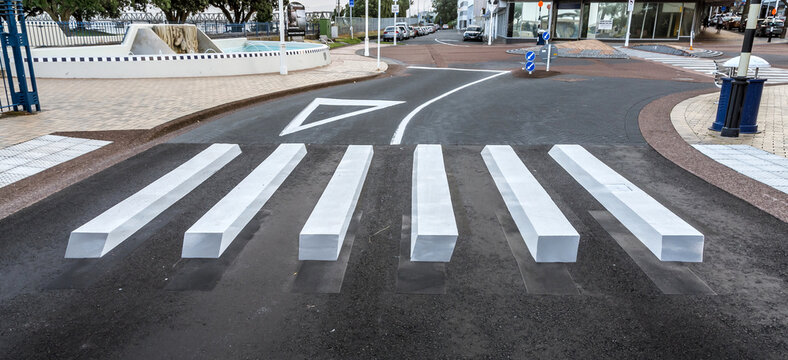3D zebra crossing