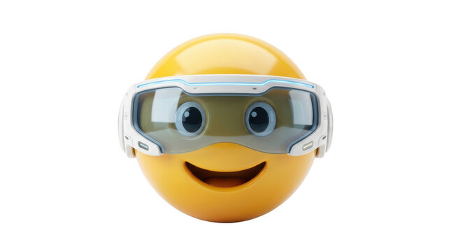 Creative 3D emoji face mascot performing various jobs and activities. Yellow smiling character icon for social media, app development, and presentations.