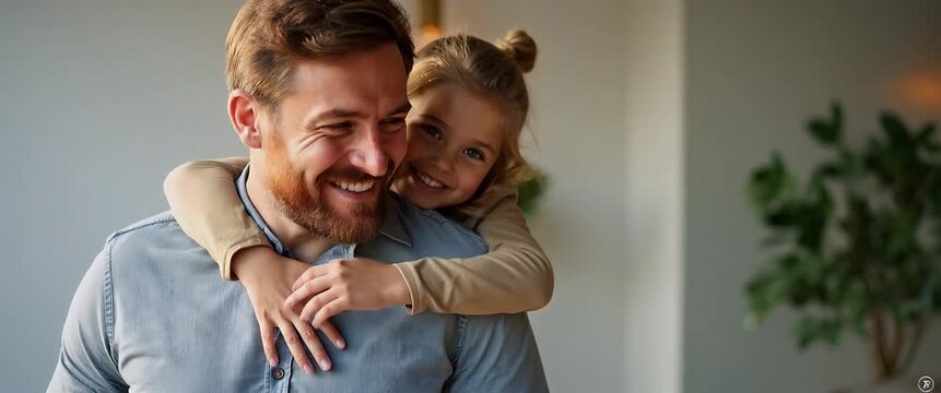 Exhibiting exemplary dad support through dignified paternal engagement in modern environments where mature guidance and steadfast commitment are visibly evident in  Photo Stock  Concept  and empty spa