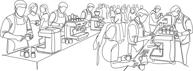 Obraz premium people working in a factory